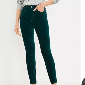 LOFT VELVET PANTS